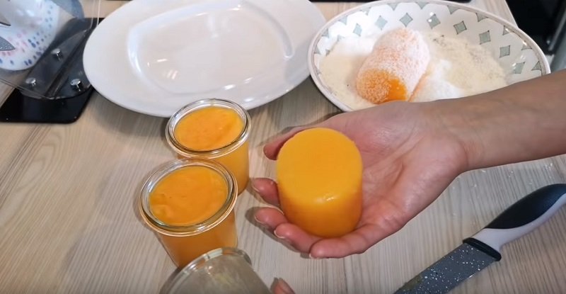 Рецепт мандаринового рахат-лукума без желатина